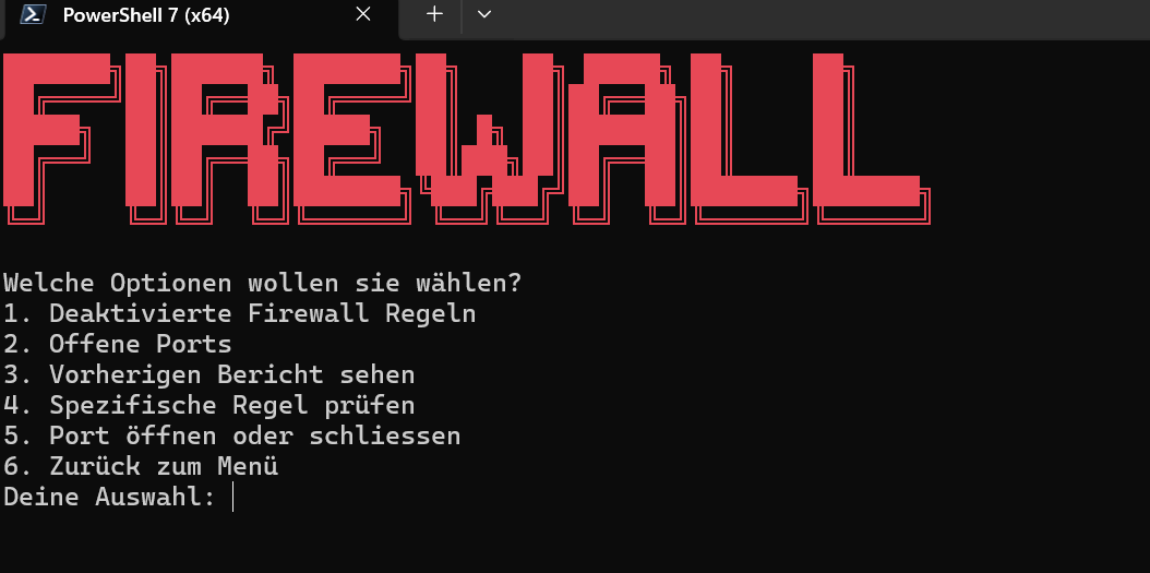 Security Scanner firewall scan